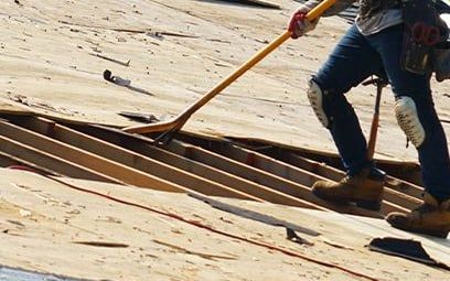 Reparación de techos de emergencia